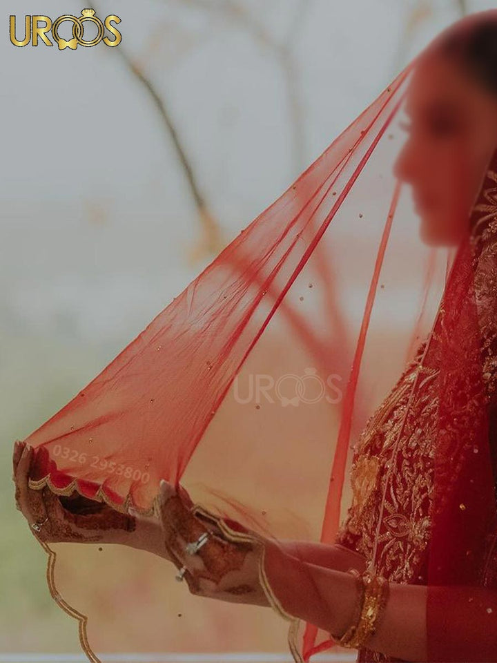 Nagma e Rouge (Cutwork Elegance Veil)